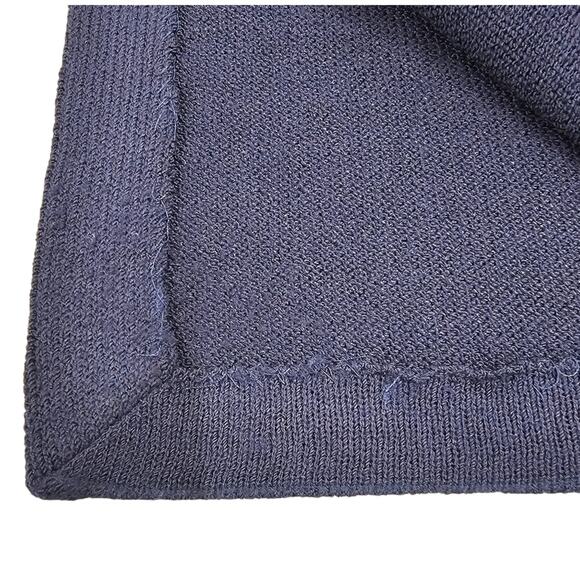 St John Pants Womens Size 2 Santana Knit Blue Pull On Evening Split Wide Leg - Picture 13 of 13